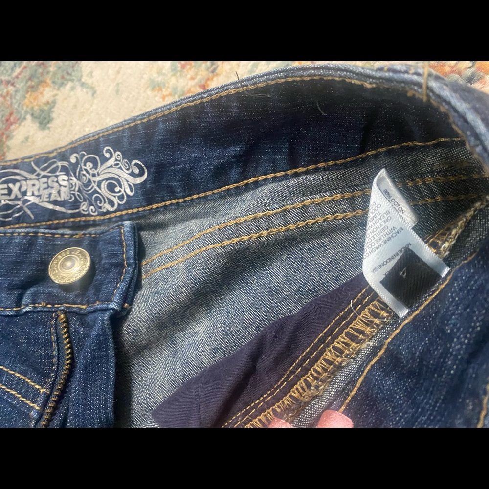 Size 4 express jean shorts